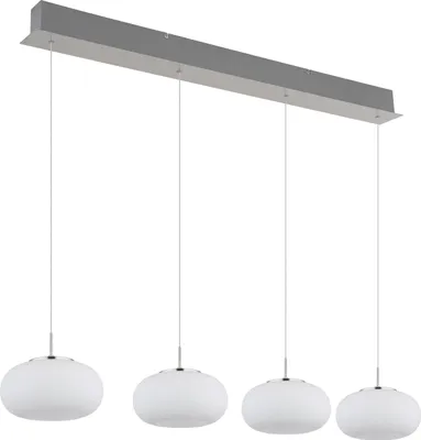 Produktbild von Globo Lighting Hängeleuchte Metall Nickel matt, LED