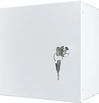 Produktbild von Telekommunikations Vertikalschrank Multimedia-Schrank 20x20x12cm weiß Schaltschrank