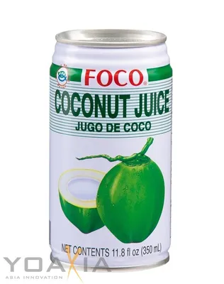 Immagine prodotto di FOCO Nettare di cocco 350 ml | Succo di cocco dalla Thailandia