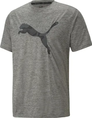 Produktbild von PUMA Train Favorite Heather Cat Trainingsshirt Herren medium gray heather/aop cat XL
