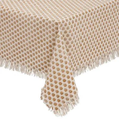 Produktbild von Tischdecke mit Fransen INDIE, ethnische Muster, 100% Baumwolle, 150 x 250 cm