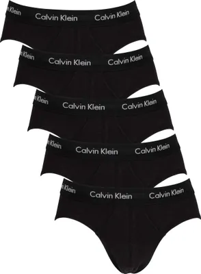 Produktbild von Calvin Klein Herren 5er Pack Classic Fit Hip Slips, Schwarz S