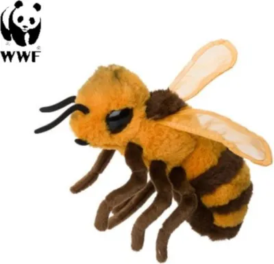 Produktbild von WWF Plüschtier Biene (17cm) lebensecht Kuscheltier Stofftier Plüschfigur