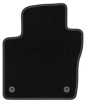 Produktbild von Fahrermatte Velours für Volkswagen Jetta VI 2010-2018 (Limousine/Kombi/Variant) – 1-tlg, Schwarz, passgenau – Wielganizator BASIC