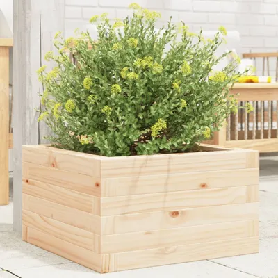 Image de Maison Exclusive - Bac à plantes 40x40x23 cm en bois massif de pin