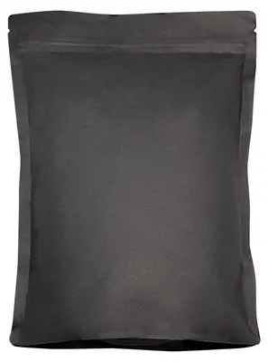 Produktbild von 100x Standbodenbeutel Kraftpapier schwarz 190x265x100mm 1000ml