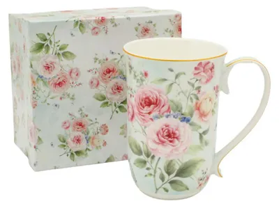 Produktbild von HOME ELEMENTS Porzellanbecher 400 ml, Rose