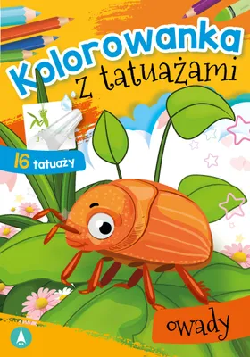 Zdjęcie produktu dla Kolorowanka z tatuazami Owady
