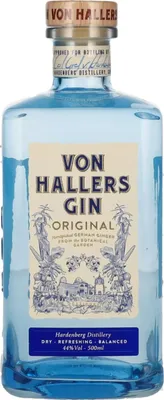 Produktbild von Von Hallers Gin Hand Picked Botanicals | 44,0 % vol | 0,5 l