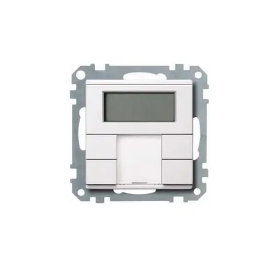 Immagine prodotto di Interruttore doppio con termostato ambiente, bianco polare, sistema M