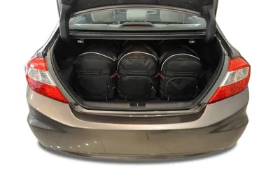 Produktbild von Honda Civic Limousine 2012-2017 Kofferraumtaschen Set 5 Stk
