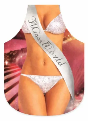 Obrázek produktu pro Kuchyňská zástěra 55x72cm - Miss world