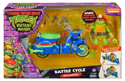 Obrázek produktu pro Teenage Mutant Ninja Turtles Movie Vehicle - Turtle Cycle, Motocykl, Ninja Turtles, 4 rok/roky, Vícebarevný