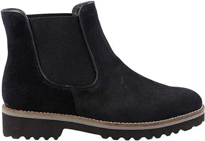 Produktbild von GABOR Damen Schlupfstiefel aus schwarzem Leder und Wildleder 35