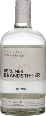 Produktbild von Berliner Brandstifter Berlin Dry Gin 43,30 % 0,70 Liter