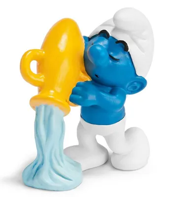 Produktbild von schleich Wassermann, 3 Jahr(e), The Smurfs, Blau, Weiß, Gelb, Kunststoff