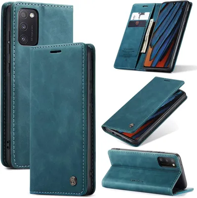 Produktbild von Hülle Samsung Galaxy A41 Handyhülle Klapphülle Tasche Etui Flip Case Dunkles Zyanblau