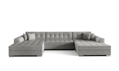 Produktbild von Ecksofa Couchgarnitur Vento mit Schlaffunktion – Großzügige Wohnlandschaft in U-Form