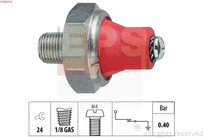 Obrázok produktu pre EPS 1.800.014 Spínač tlaku oleja, snímač tlaku oleja pre vozidlá SUBARU FORESTER (SH) a HONDA Accord VI (sedan) (CK, CG, CH, CF8)