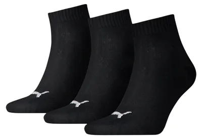 Produktbild von Puma Quarter Kurzsocken schwarz 3er-Pack