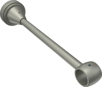 Produktbild von Interdeco Träger mit Abstand 17 cm / Wandhalterung für Gardinenstangen 16 mm Ø, 1-läufig Chrom matt, Typ Primus