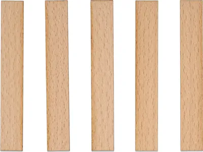 Produktbild von Holzdochte für Kerzen, 100 x 15 x 1 mm, 5 Stück