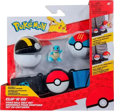 Obrázok produktu pre Pokemon Clip N Go opasok Squirtle Pkw3648 obrázok viacfarebný viacfarebný jedna veľkosť