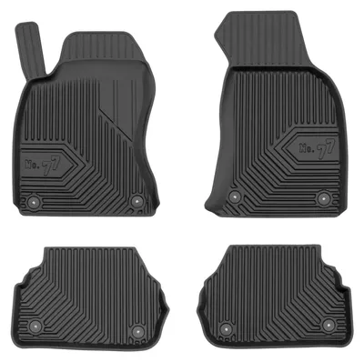 Productafbeelding van Rubberen automatten voor Audi A6 C5 1997-2004 – 4-delig, zwart, op maat