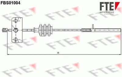 Produktbild von FTE Handbremsseil Seilzug Feststellbremse für ALFA ROMEO 147 (937) Vorne 9250000