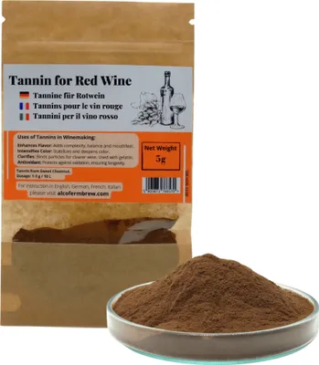 Produktbild von Tannine für Rotwein 5g - Tannin, Weintannin