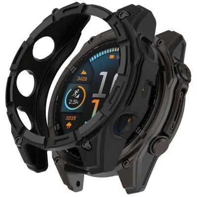 Obrázok produktu pre Puzdro z TPU pre inteligentné hodinky Garmin Quatix 8 s 51 mm AMOLED displejom, odolné voči nárazom, čierne