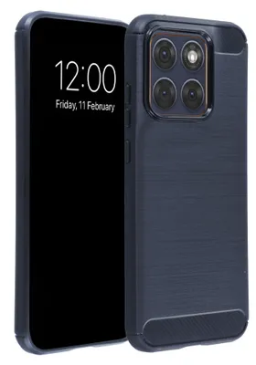 Productafbeelding van imoshion Brushed Backcover voor de Motorola Edge 70 Fusion - Donkerblauw