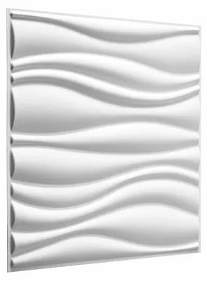 Obrázok produktu pre vidaXL Nástenné panely, 12 ks, biele, 50 x 50 cm