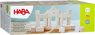 Produktbild von HABA Basisbausteine-Grundpackung, 1 Jahr(e), 26 Stück(e), Buche