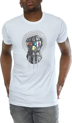 Produktbild von Avengers Infinity War - T-Shirt für Herren BI441 (M) (Weiß)