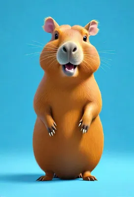 Produktbild von Capybara - Happy Smile - Poster 61x91,5 cm