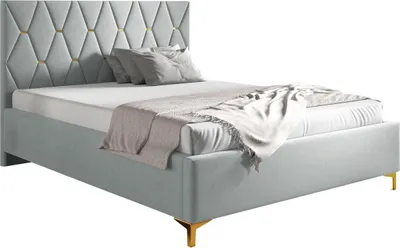 Produktbild von MIRJAN24 Polsterbett Totti I, Ehebett mit zwei Bettkasten, Leistenlattenrost mit Metallrahmen und zwei Gasdruckfedern (Farbe: Manila 14, Größe: 180x200 cm)