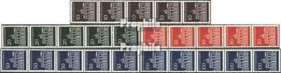 Produktbild von Briefmarken BRD (BR.Deutschland) 1966 Mi 506R-510R Fünferstreifen (kompl.Ausg.) postfrisch Brandenburger Tor