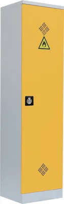 Produktbild von Umweltschrank Gefahrstoffschrank Pflanzenschutzschrank195x50cm grau/gelb 566246