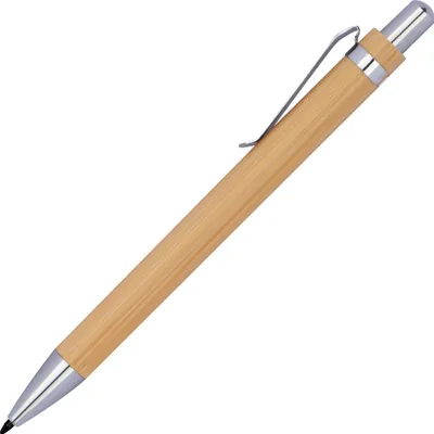 Produktbild von 10x Tintenloser Schreibstift aus Bambus - Kugelschreiber Ersatz