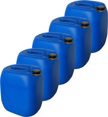 Produktbild von 5 x 30 Liter L Kanister Wasserkanister Campingkanister Farbe blau lebensmittelecht (5x30 knb)