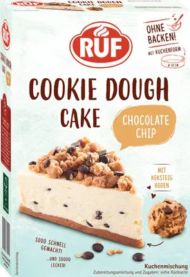 Produktbild von RUF Cookie Dough Cake Chocolate Chip Backmischung