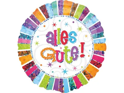 Produktbild von AMSCAN Folienballon 18 Alles Gute 0 0 0