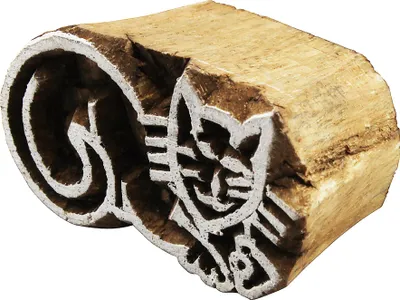 Produktbild von Holzstempel - Katze 02 - 4,5 cm - Stempel