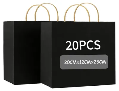 Produktbild von Set mit 20 Geschenkpapierbeuteln, 30 x 12 x 23 cm
