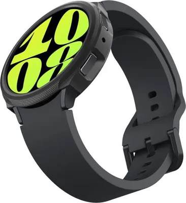 Obrázok produktu pre Spigen Liquid Air, Nabíjacie puzdro, Smartwatch, Čierna, Samsung, Galaxy Watch 6 (44mm), Termoplastický polyuretán (TPU)