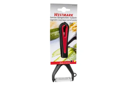 Produktbild von Westmark Gallant, Gemüse, Y-Schäler, Edelstahl, Schwarz, Rot, Kunststoff, Hängeschlaufe