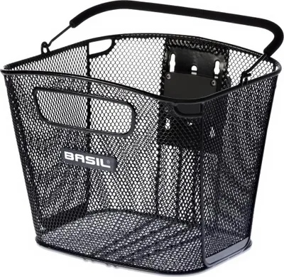 Produktbild von Basil Bold Fahrradkorb Vorne Kf schwarz oval