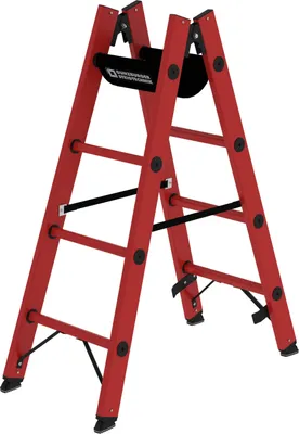 Produktbild von Sprossen-Stehleiter GFK 2x4 Sprossen