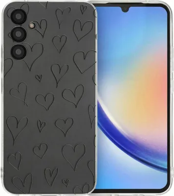 Image de étui imoshion Design pour le Samsung Galaxy A34 (5G) - Coeurs